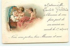 Embossed card angels d'occasion  Expédié en Belgium