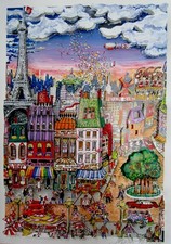 Charles fazzino paris gebraucht kaufen  Dormagen