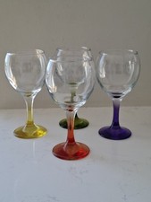 Harlequin wine glasses for sale  CARRICKFERGUS
