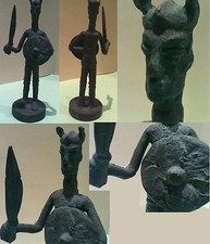 Bronzetto guerriero nuragico usato  Sormano