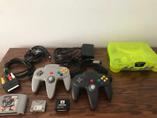Konsola Nintendo 64 N64 - niestandardowa przezroczysta - pełna konfiguracja - unikalna N64 na sprzedaż  PL