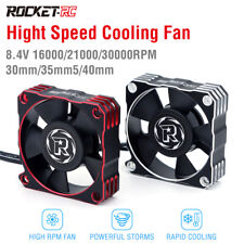 Ventilador de refrigeração Rocket-RC 30/35/40mm alumínio 30000/21000/16000RPM para motor e ESC, usado comprar usado  Enviando para Brazil