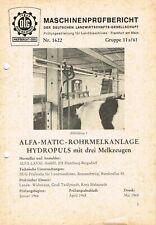 Alfa matic rohrmelkanlage gebraucht kaufen  Deutschland