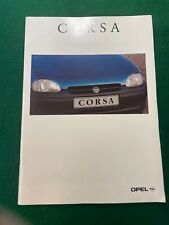 Folheto de vendas OPEL CORSA 1993 15 PÁGINAS PUISSANCE CITY JOY VIVA SPORT GLS GSI 16 comprar usado  Enviando para Brazil