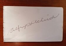 Alfred hitchcock autograph for sale  LOCKERBIE