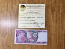 Banconota lire 100000 usato  Beinasco