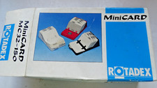 Minicard rotadex. vintage. for sale  UTTOXETER