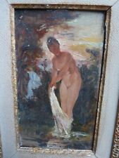 Peinture huile panneau d'occasion  France