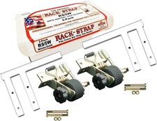 Rack-Strap Tie-Downs Compatível com Racks de Van Barra Transversal com Adaptador Branco | Pacote com 2 RS5W comprar usado  Enviando para Brazil