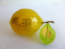 7.5cm glass lemon for sale  ST. AUSTELL