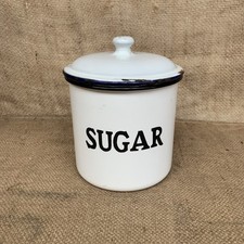 Vintage white enamel for sale  STOKE-ON-TRENT