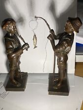 Paire enfants bronze d'occasion  Paris-