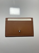 Porta-Cartão Montblanc Couro Marrom Carteira Fina Autêntica Saffiano comprar usado Porta-Cartão Montblanc Couro Marrom Carteira Fina Autêntica Saffiano comprar usado  Enviando para Brazil
