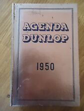 Agenda dunlop 1950 d'occasion  Mondoubleau