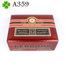Caixa de charuto de madeira Perdomo Robusto Connecticut dupla idade 8" x 6" x 3,25" A359 comprar usado  Enviando para Brazil