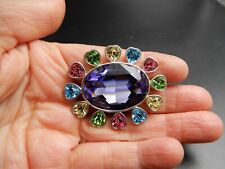 Spectaculaire broche strass d'occasion  Saint-Révérien