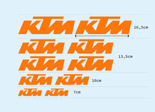 Adesivi ktm arancio usato  Sesto Fiorentino