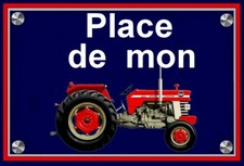 Plaque place tracteur d'occasion  Paris I