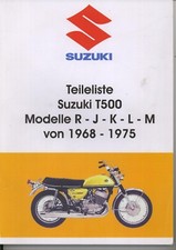 Suzuki teileliste 500 gebraucht kaufen  Havelberg