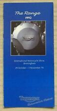 Triumph motorcycles sales for sale  LEICESTER