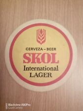Beer Coaster, Posavaso Cerveza Skol, Usado, Spain. comprar usado  Enviando para Brazil