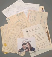 Usado, Conjunto de decorações de cabine de agente BONES para programa de TV! Certificado de autenticidade! comprar usado  Enviando para Brazil
