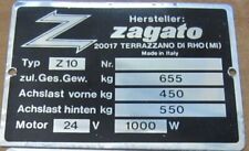 Zagato zele germany usato  Zerbolo