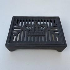 Grelha de ventilação de ar vintage australiana de ferro fundido para parede Royal Crown início dos anos 1900 comprar usado  Enviando para Brazil