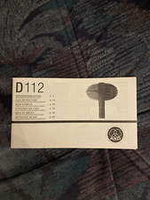 SEM MICROFONE! AKG D112 Manual do Proprietário Original / Manual do Usuário comprar usado  Enviando para Brazil
