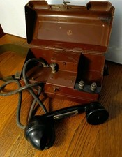 Army field telephone for sale  STRATHAVEN