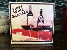 Tipsy wine glasses for sale  Centralia
