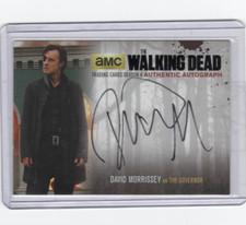 WALKING DEAD TEMPORADA 4 DAVID MORRISSEY/GOVERNADOR CARTÃO AUTÓGRAFO FOLHA PRETA #DM2 comprar usado  Enviando para Brazil