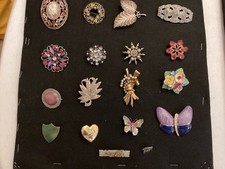 Vintage costume brooches for sale  SCARBOROUGH
