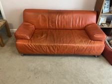 Leather sofa set for sale  NOTTINGHAM