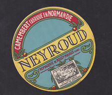 Ancienne étiquette fromage d'occasion  France