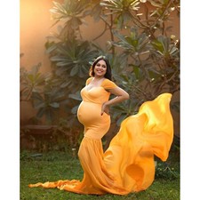 Gold maternity dress for sale  Brandon