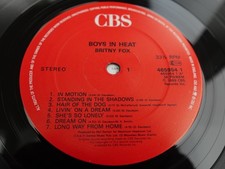 Britney Fox BOYS IN HEAT 1989 RARE UK GLAM METAL LP  1st press PLAYS MINT MINUS comprar usado  Enviando para Brazil