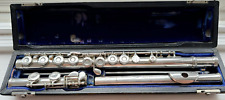 Flute solid silver for sale  HAYWARDS HEATH