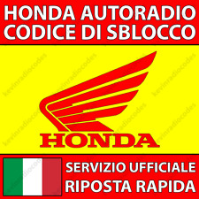 Honda radio codice usato  Roma