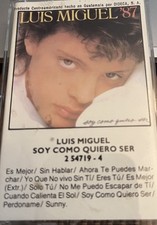 Luis Miguel 87 Soy Como Quiero Ser Cassette 1987 Guatemala Pressing WEA 2547194, usado comprar usado  Enviando para Brazil