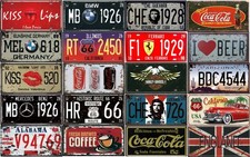 Tablice ozdobne retro USA x20pcs 30x15 cm  na sprzedaż  PL