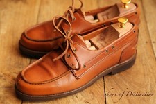 Bota masculina Joseph Cheaney Newlyn couro marrom bronzeado barco deck Reino Unido 8,5 EUA 9,5 comprar usado  Enviando para Brazil