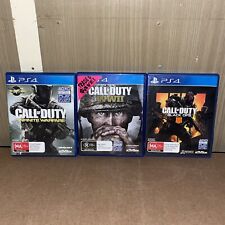 Lote Call of Duty WWII - Black Ops 4 (BO4) - Infinite Warfare PS4 PlayStation 4 comprar usado  Enviando para Brazil