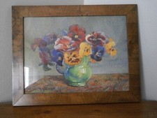 Aquarelle signe bouquet d'occasion  Castelsarrasin