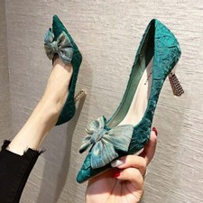 Sapatos femininos sexy salto alto gravata borboleta sapatos de festa de casamento  comprar usado  Enviando para Brazil