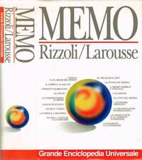 Memo rizzoli larousse. usato  Italia