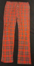 skinny tartan trousers for sale  PENICUIK