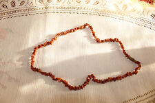 Używany, Naszyjnik Halskette Necklace Desert sand grains Piasek pustyni 44 cm PRL na sprzedaż  PL