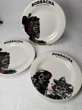 3 pratos de sobremesa Borracha Mexican Cantina 7,5 salada Day Of The Dead Sm Chip* comprar usado 3 pratos de sobremesa Borracha Mexican Cantina 7,5 salada Day Of The Dead Sm Chip* comprar usado  Enviando para Brazil