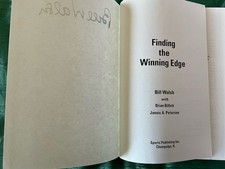 Bill walsh book for sale  Burlingame